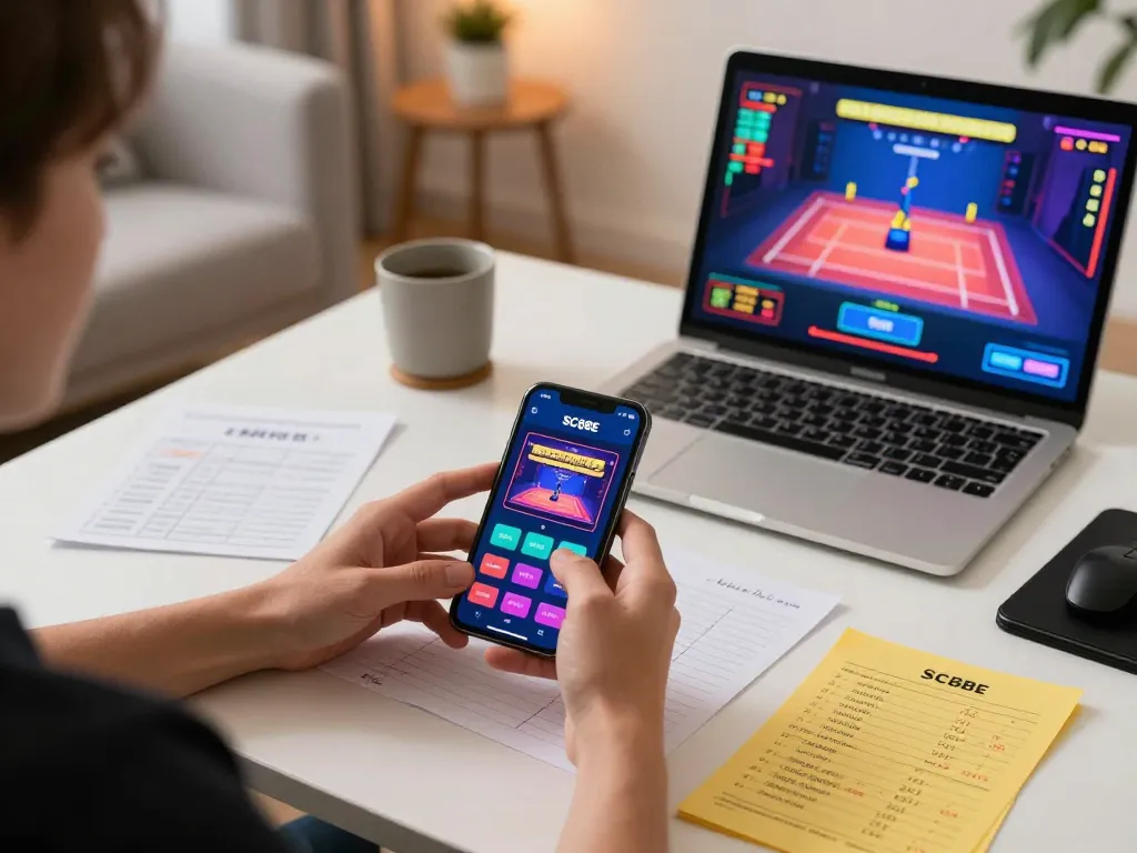 Engaging with the SC88E app for mobile casino gaming in a cozy setting